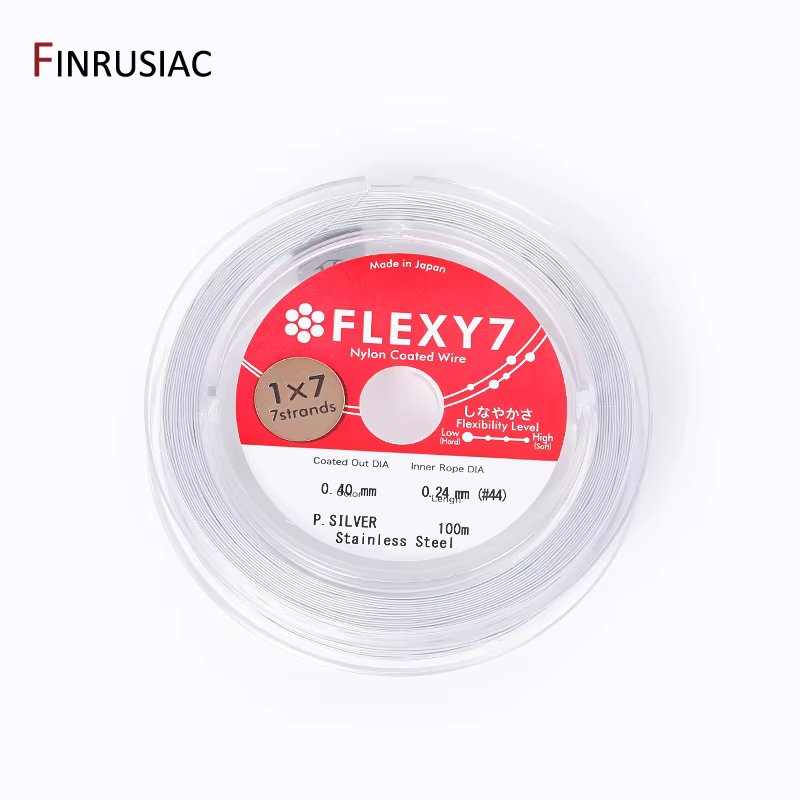 Fil d'acier inoxydable couleur or/argent 0.4MM