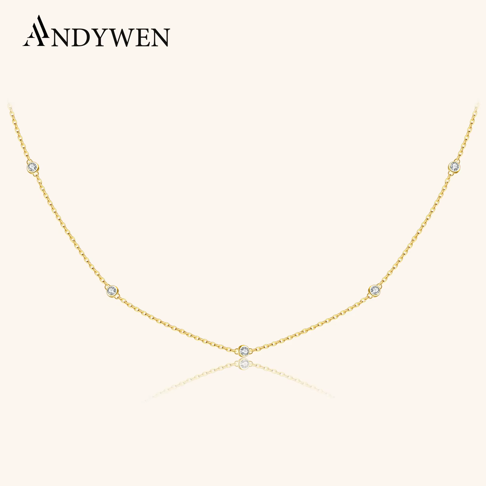 Collier Ras du Cou Rond en Argent Sterling 925 pour Femme