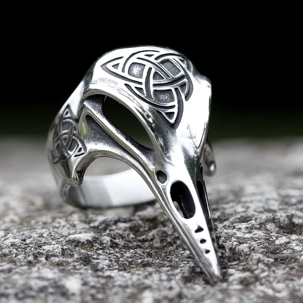 Bague Totem Vintage à nœud celtique pour hommes