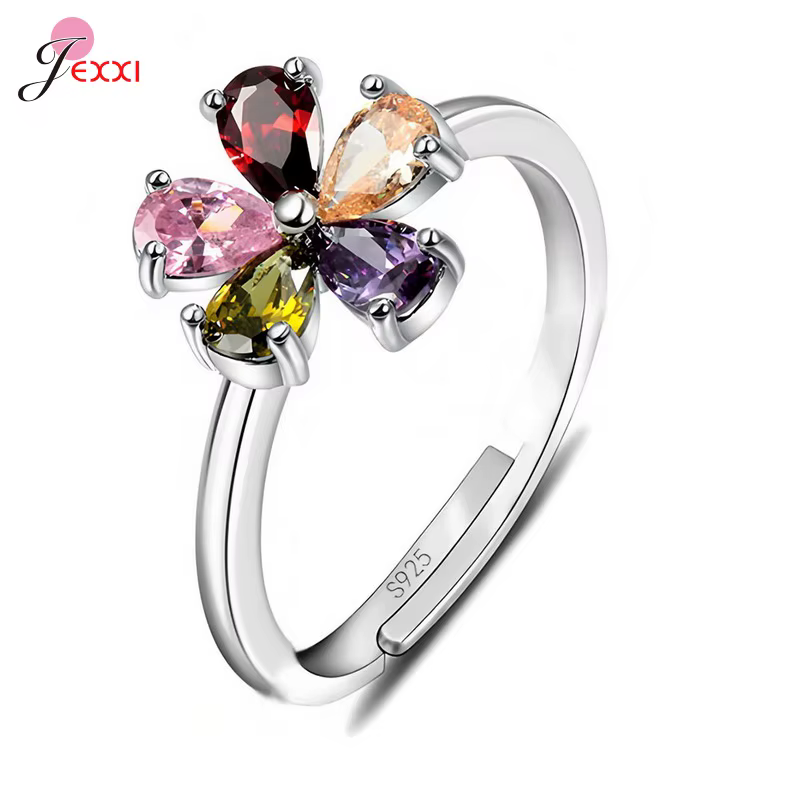 Bague de mariage en argent Sterling 925