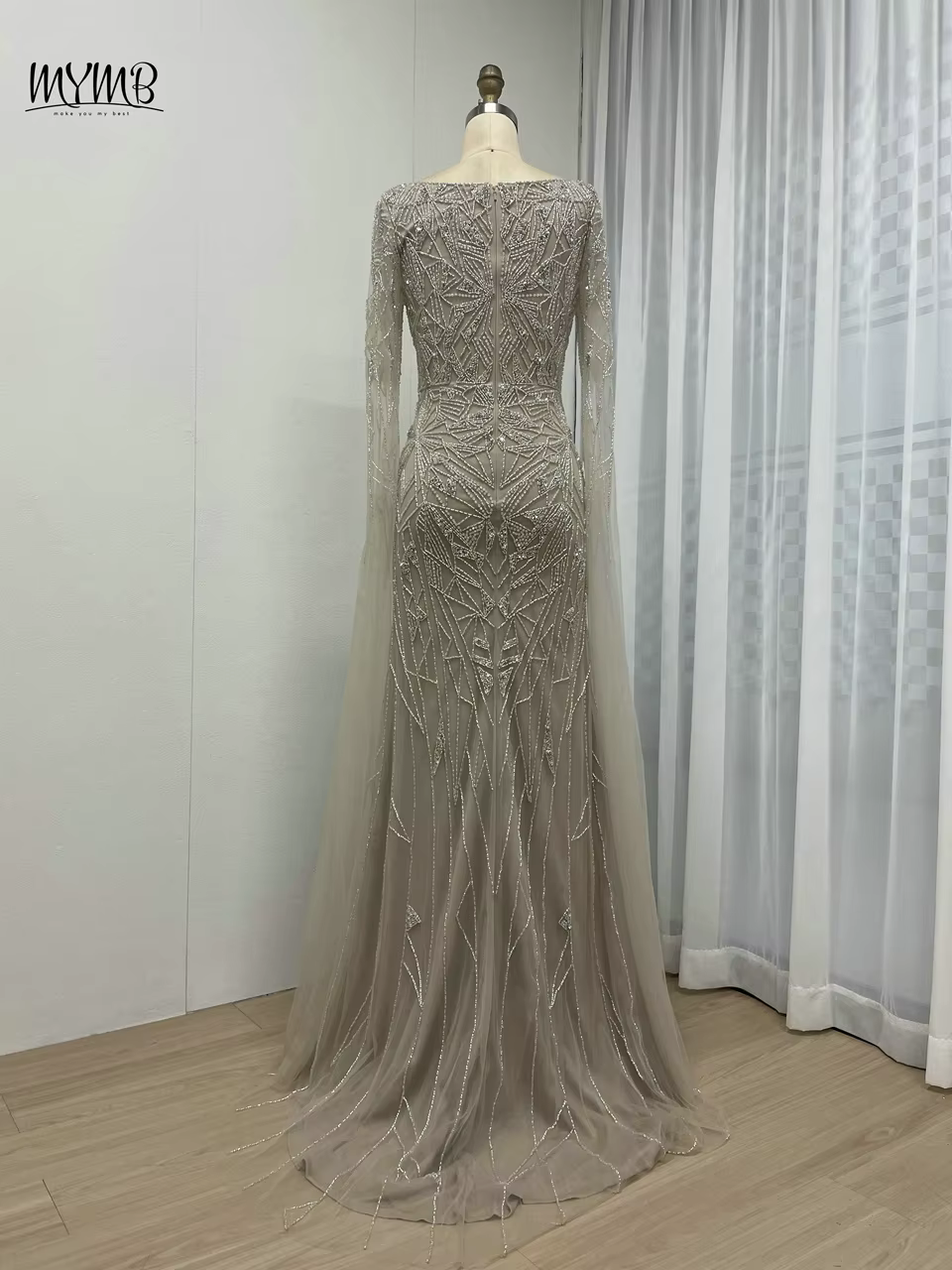 Robes d'invité de mariage perlées pour événements spéciaux