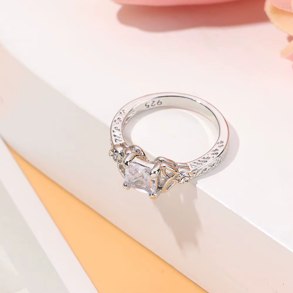 Bague en argent Sterling 925 pour filles