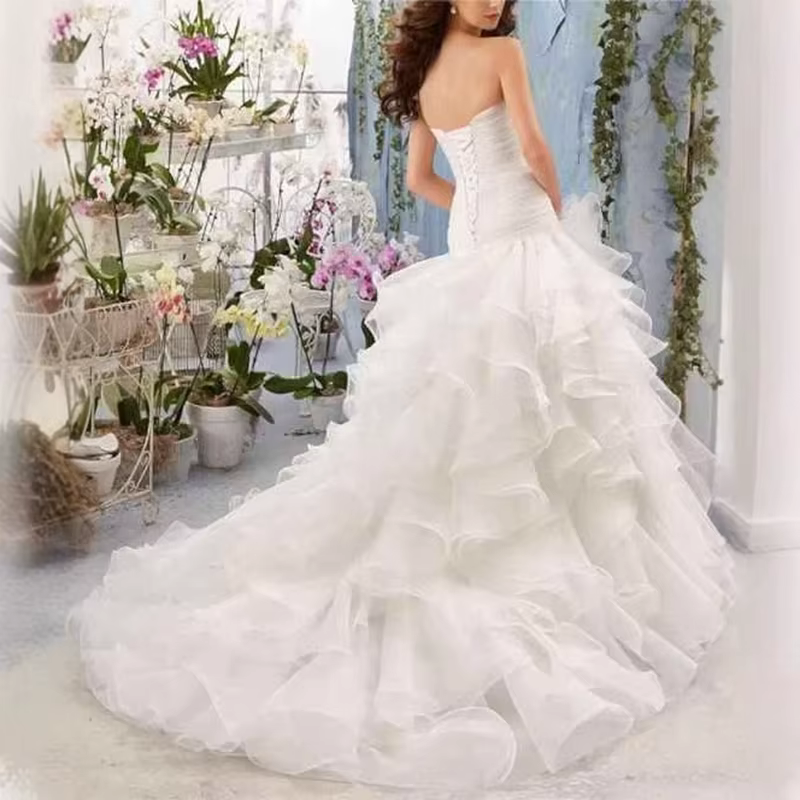 Robes de mariée sirène personnalisées pour femmes