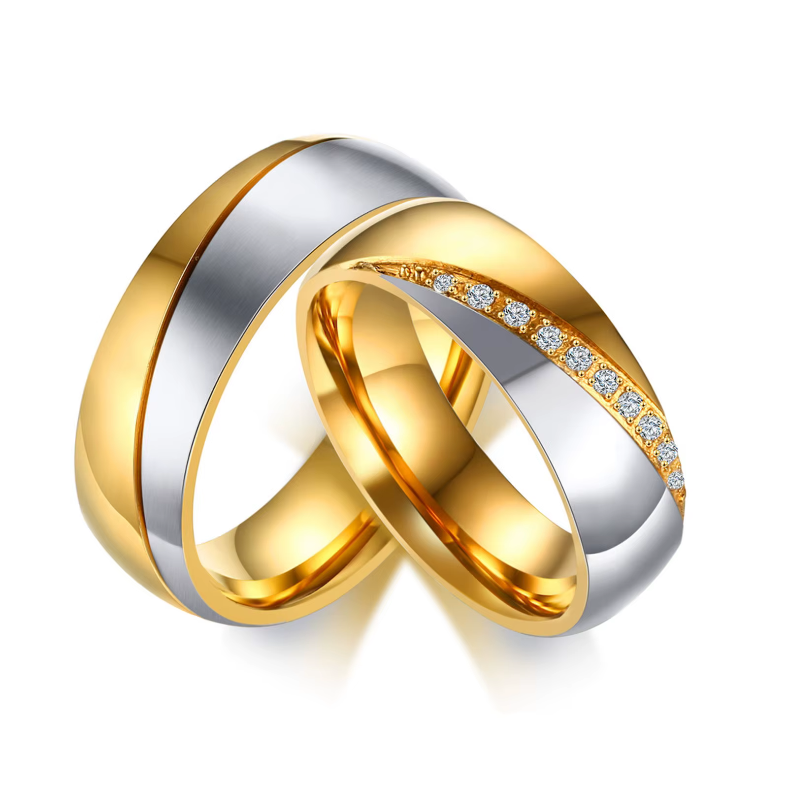 Bague de mariage délicate pour hommes et femmes