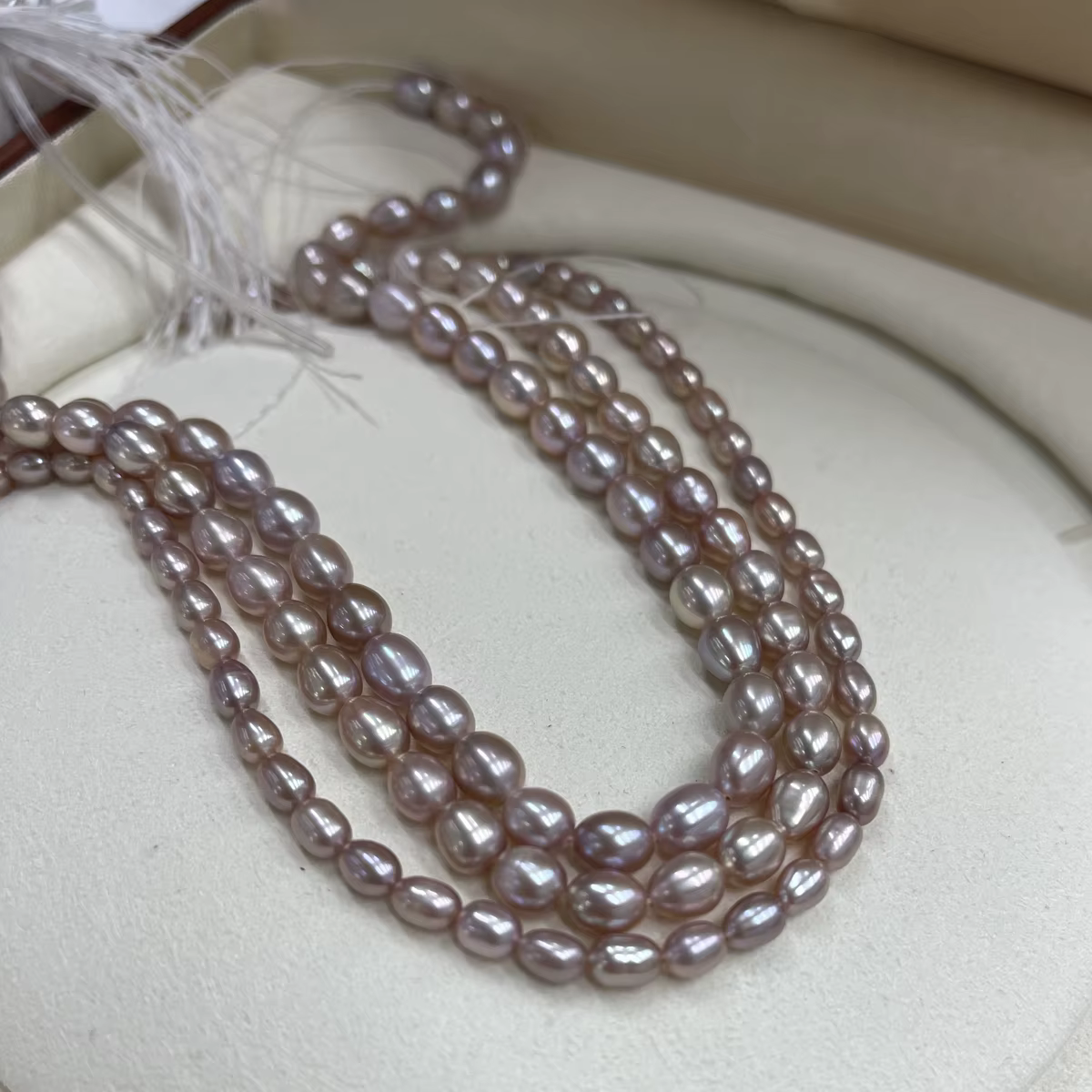 Perles de riz naturelles d'eau douce
