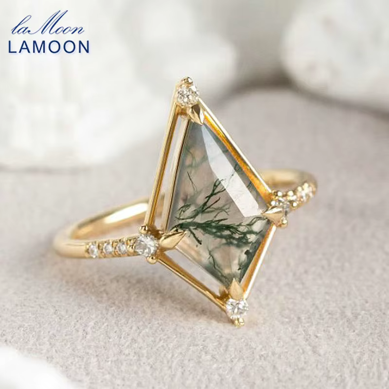 Bague vintage en pierre précieuse naturelle pour femme