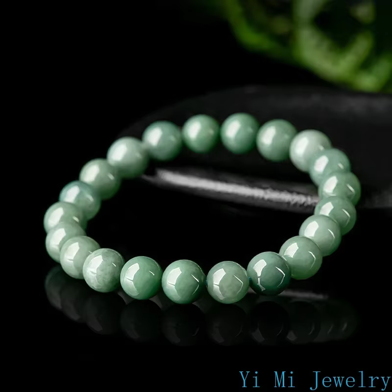 Bracelets de perles de Jade birman