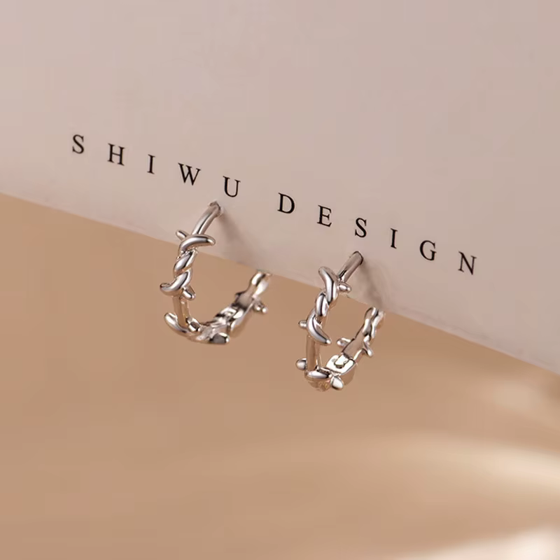 Boucles d'oreilles en argent Sterling 925 pour femme