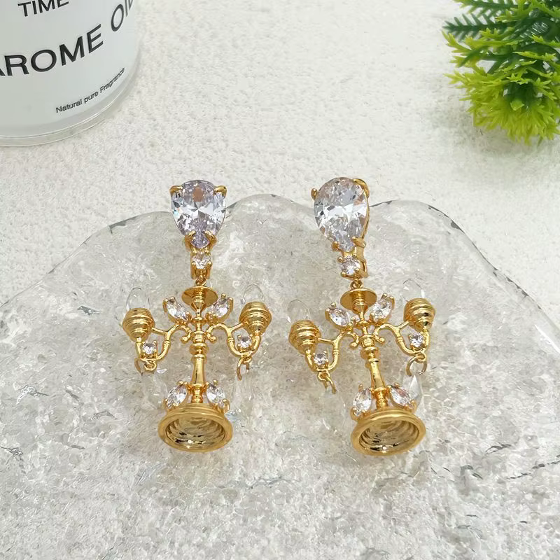 Boucles d'oreilles Vintage en or 14 carats