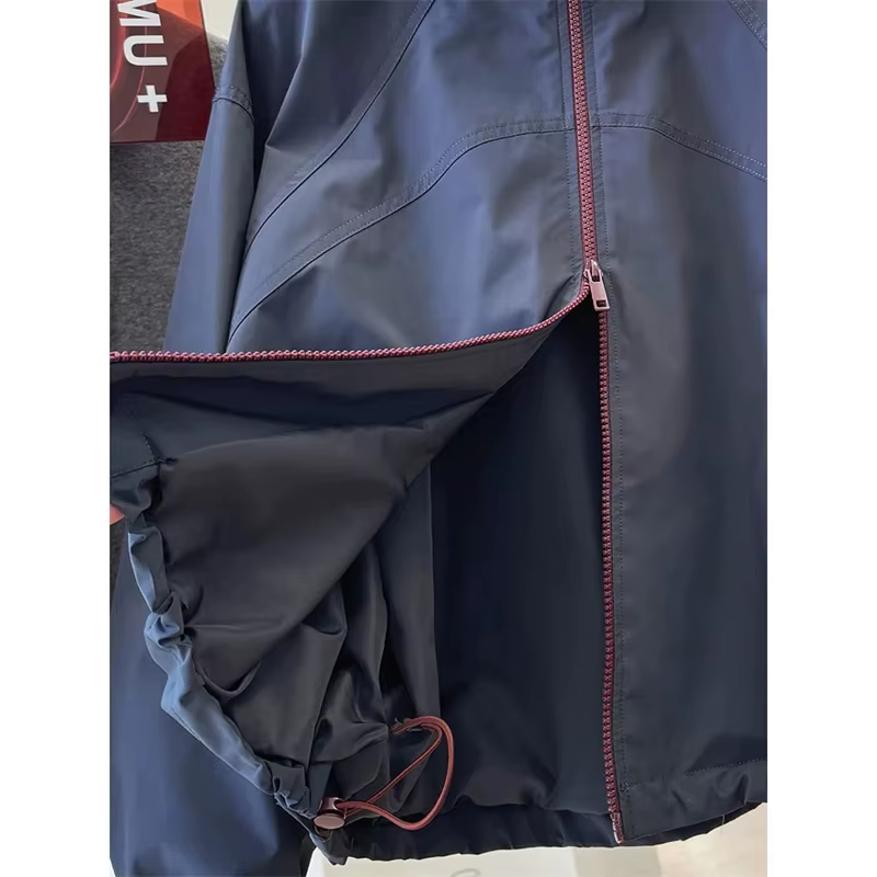 Veste courte femme 2025 printemps automne avancé à capuche dames Stormtrooper