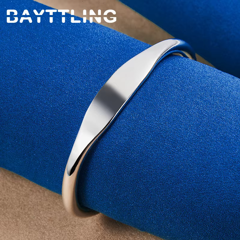 Bracelet de luxe brillant en argent Sterling 925 pour hommes et femmes, 5MM, cadeaux de fête de fiançailles et de mariage, accessoires bijoux à la mode