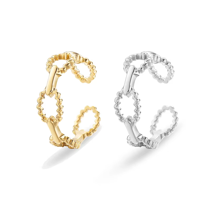 Interface & Free-Bague minimaliste JOOpening pour femme