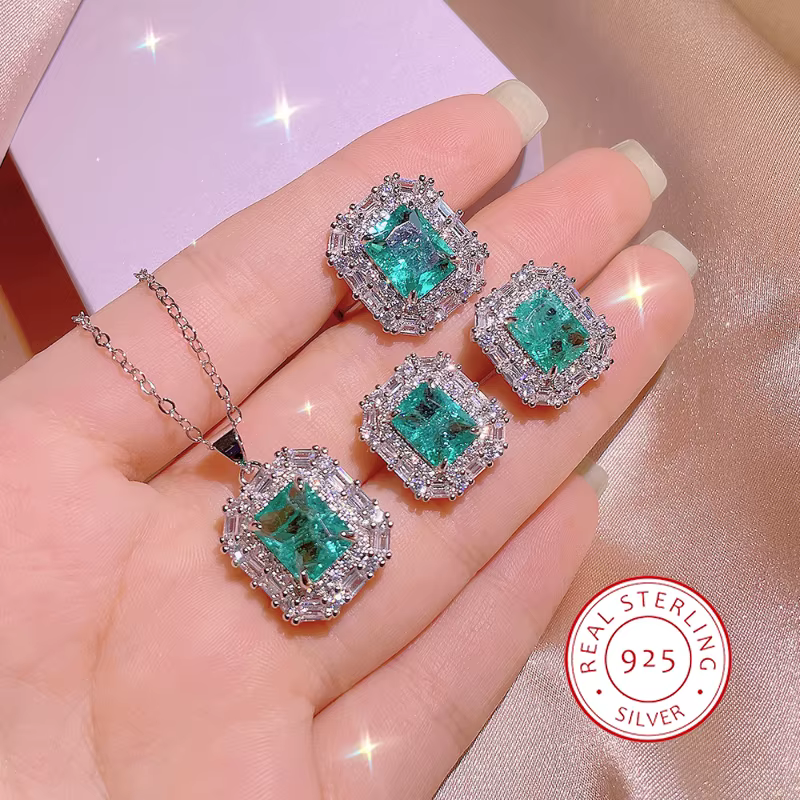 Ensemble de bijoux en argent 925 pour les travailleurs