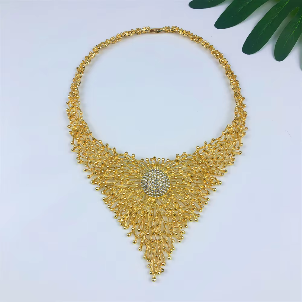 Ensembles de bijoux plaqués or 18 carats pour femmes