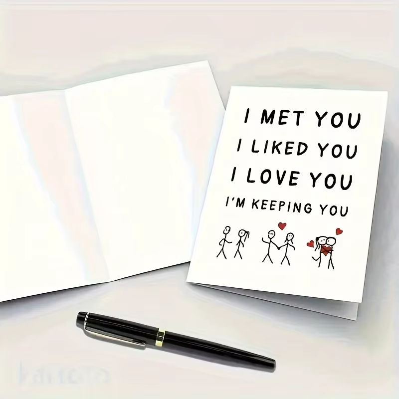 1 PC Carte de vœux 'Je t'ai connu