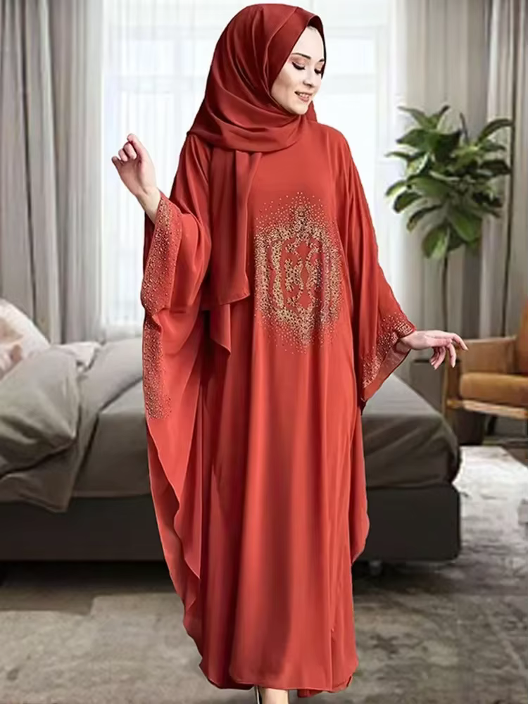 Abayas pour femmes dubaï luxe 2025 Robe de mode musulmane africaine Caftan Marocain robes de soirée Boubou
