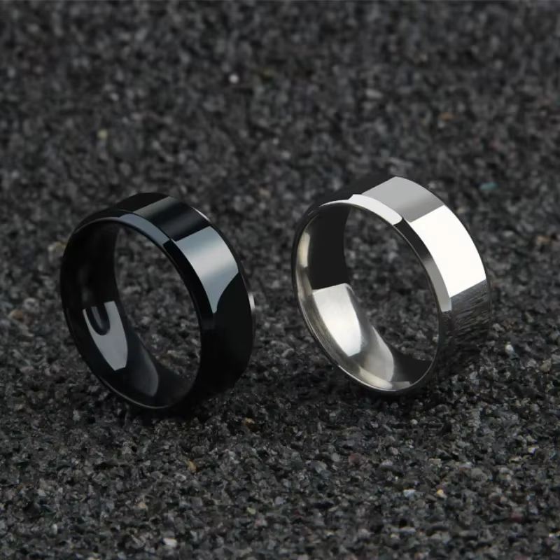 Bague de bijoux à breloques pour hommes et femmes