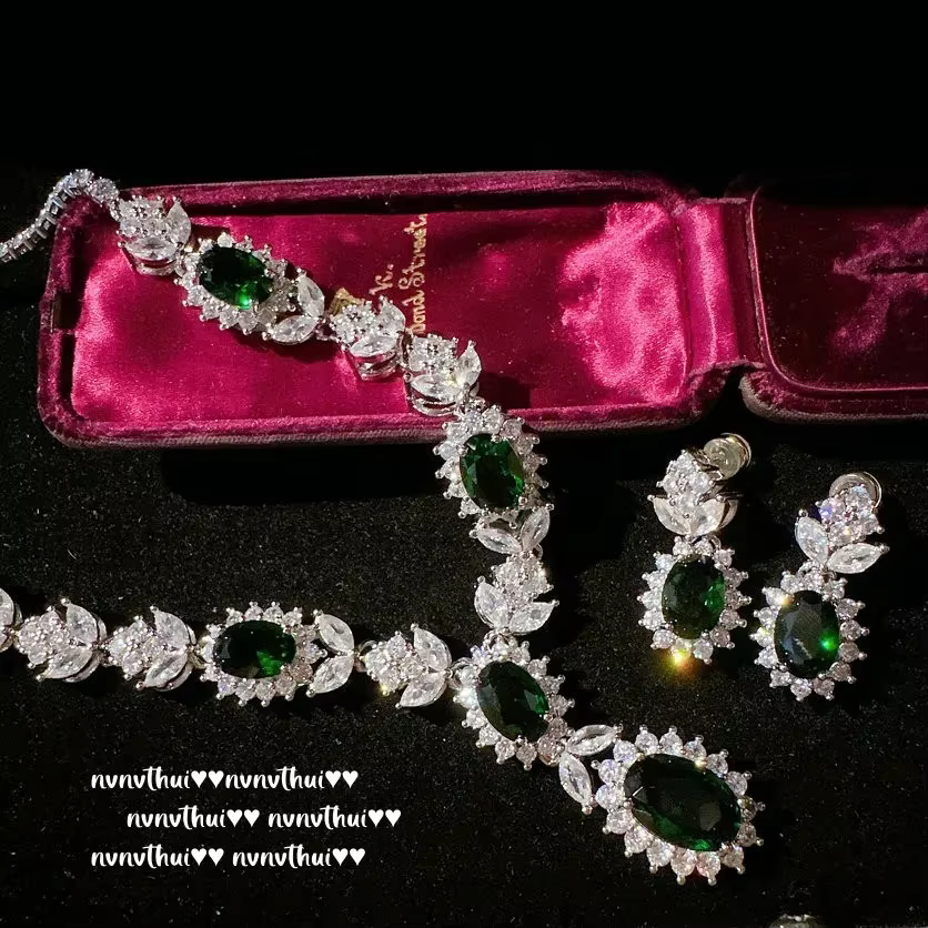 Ensemble de bijoux élégants en argent 925 pour femme