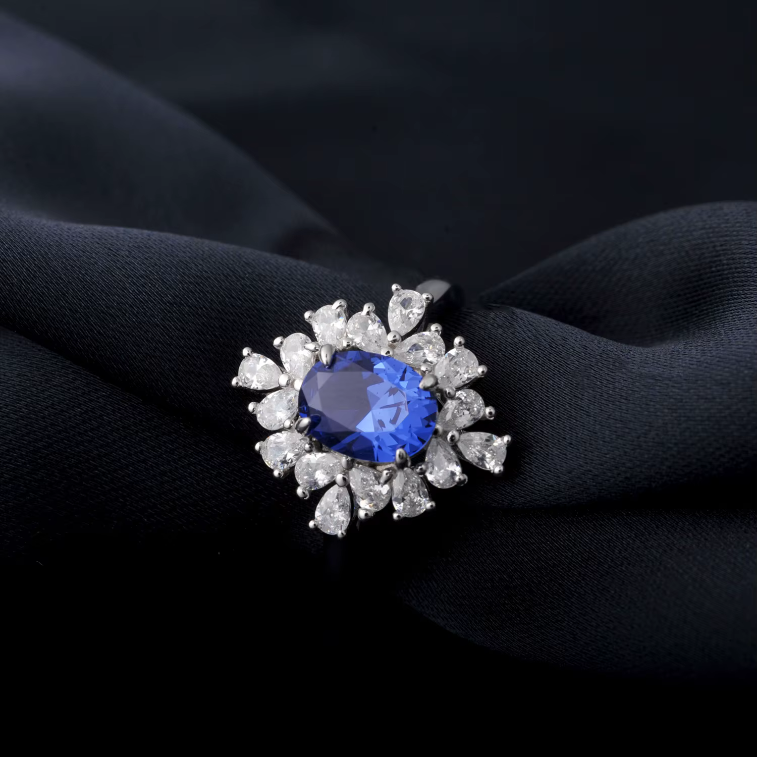 Potiy – bagues cocktail en argent Sterling 925