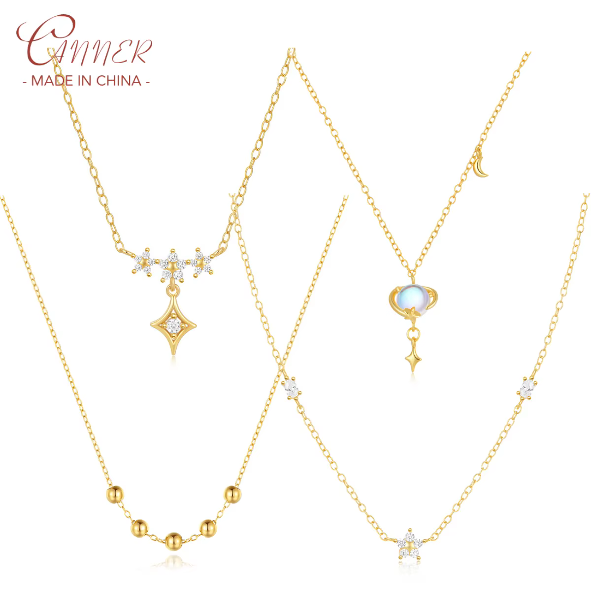 CANNER – collier en argent Sterling 925 pour femmes