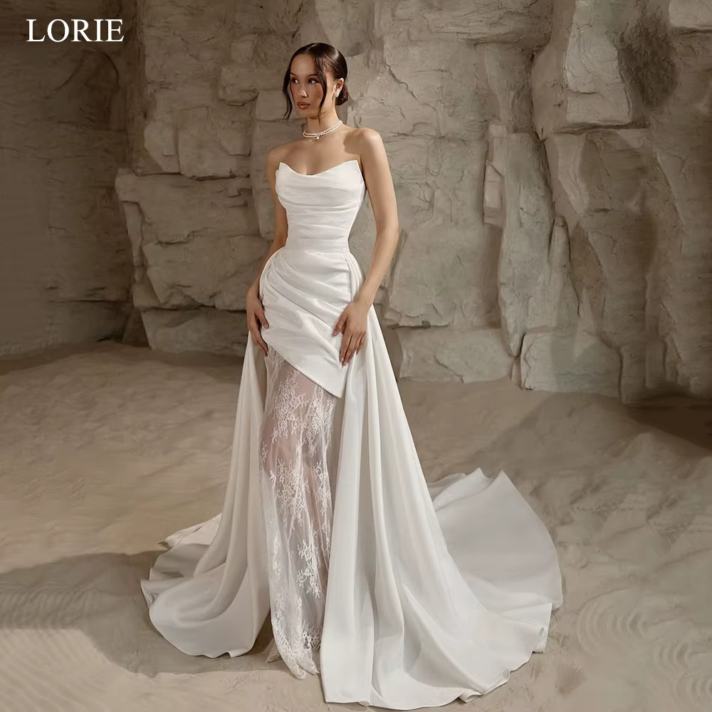 Robes de mariée LORIE en dentelle patchwork