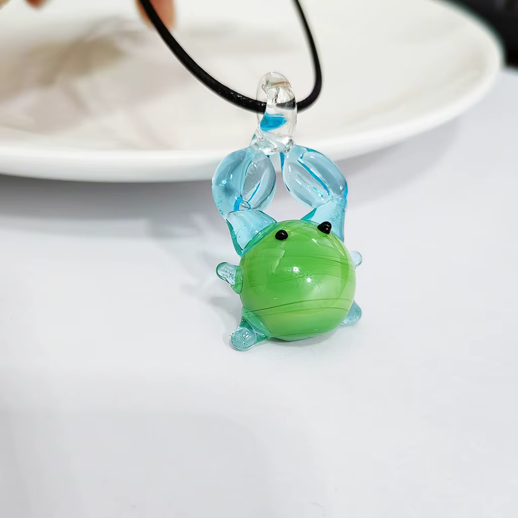 Collier pendentif en verre de Murano pour femmes