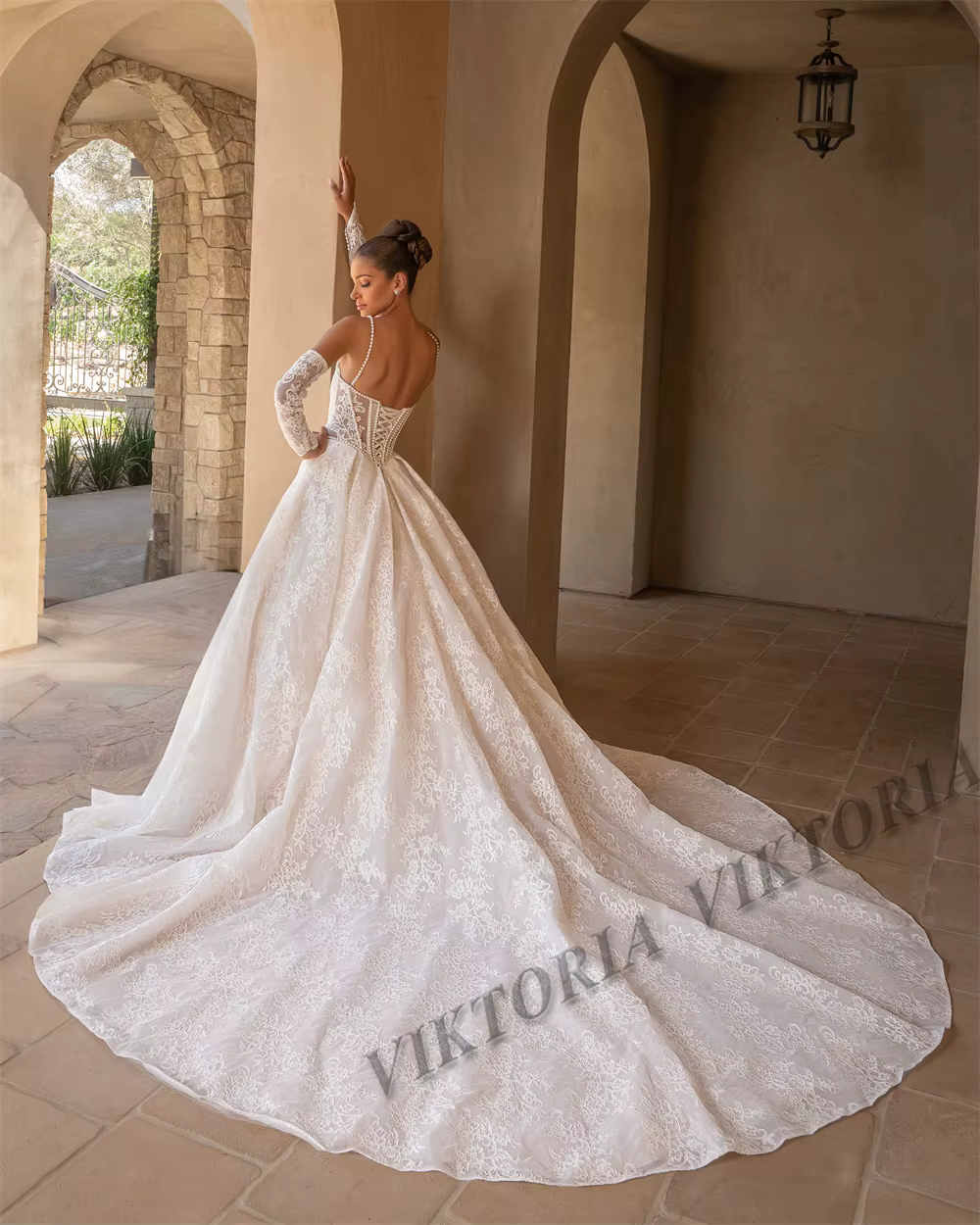 VIKTORIA moderne a-ligne robes De mariée pour femme