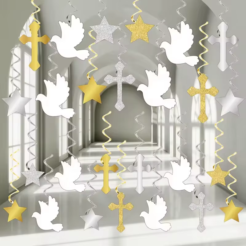 Tourbillons suspendus de première Communion