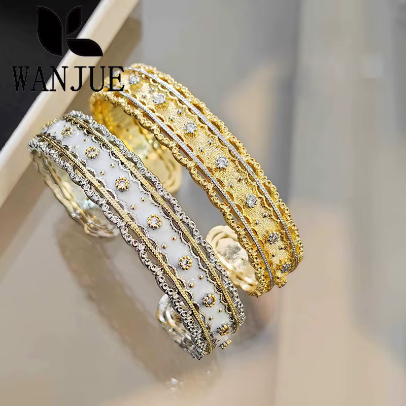 Bracelet de couronne de films d'hommes de style cour italienne de luxe pour femmes