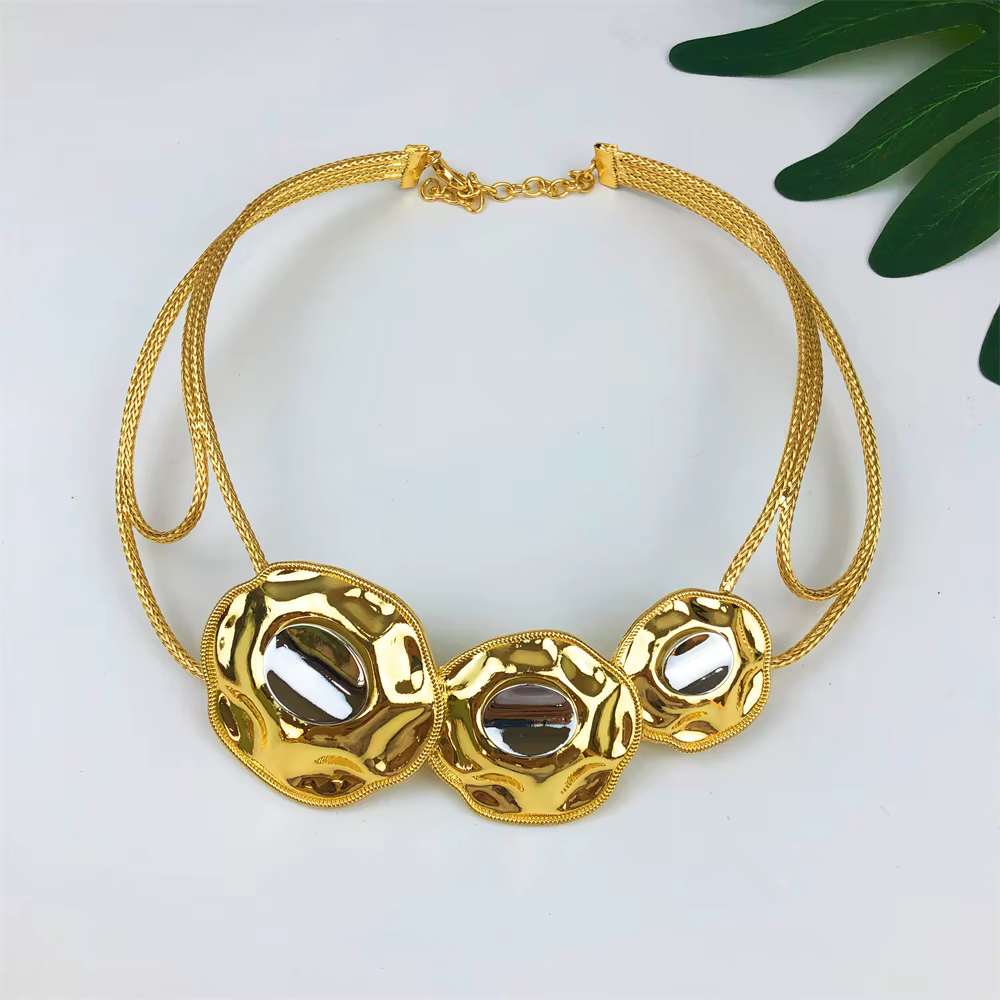 ESALE couleur or 18K ensemble de bijoux pour femmes mode Dubai