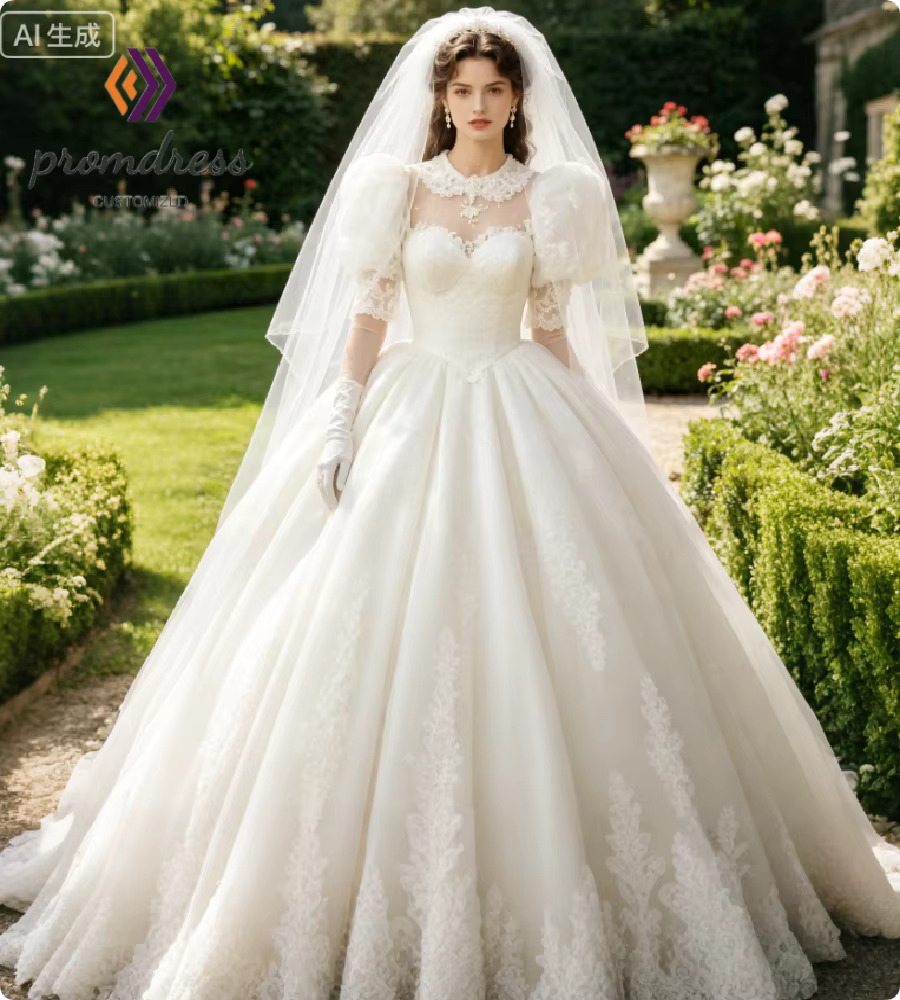 Robe de mariée vintage années 80
