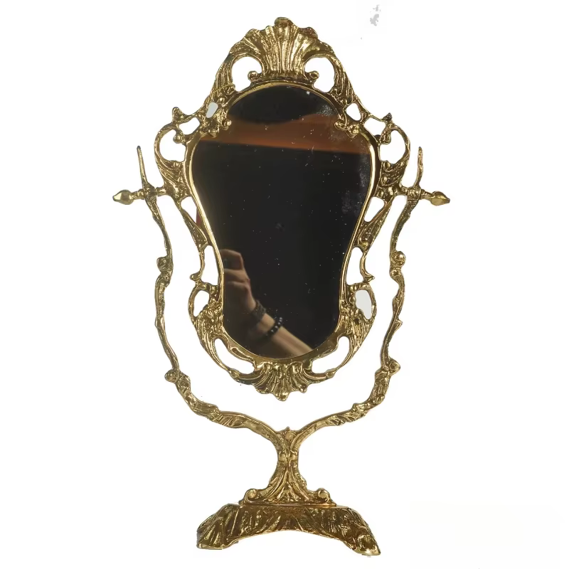 Miroir mural ovale pour filles