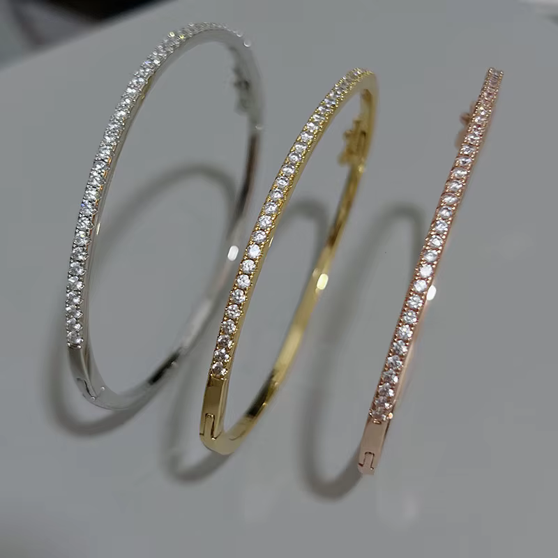 Top qualité mode beau bracelet pur Sterling 925 bijoux en argent pour les femmes conception