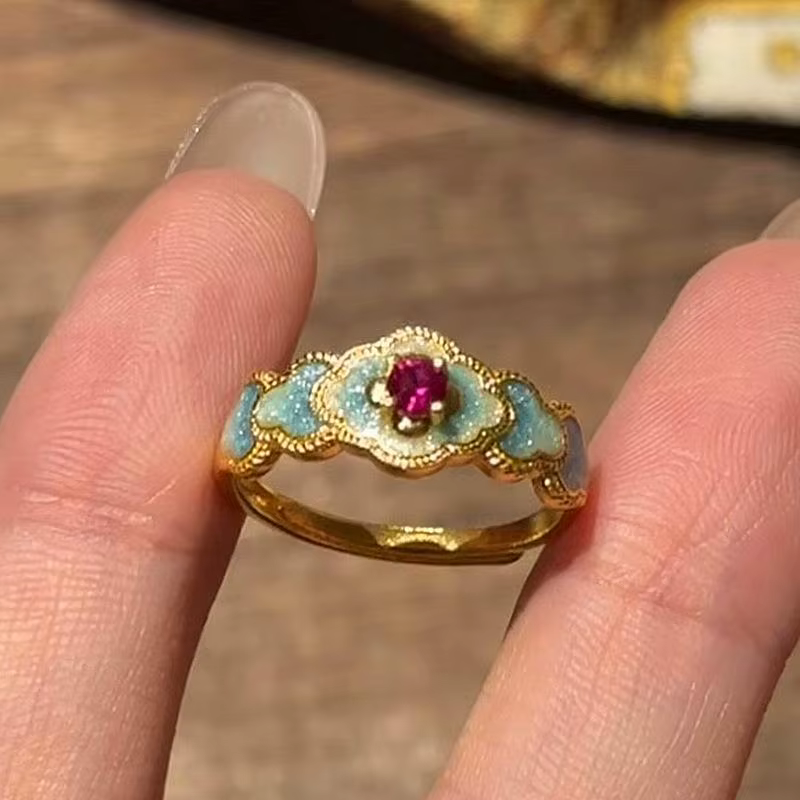 Bague classique Vintage style palais
