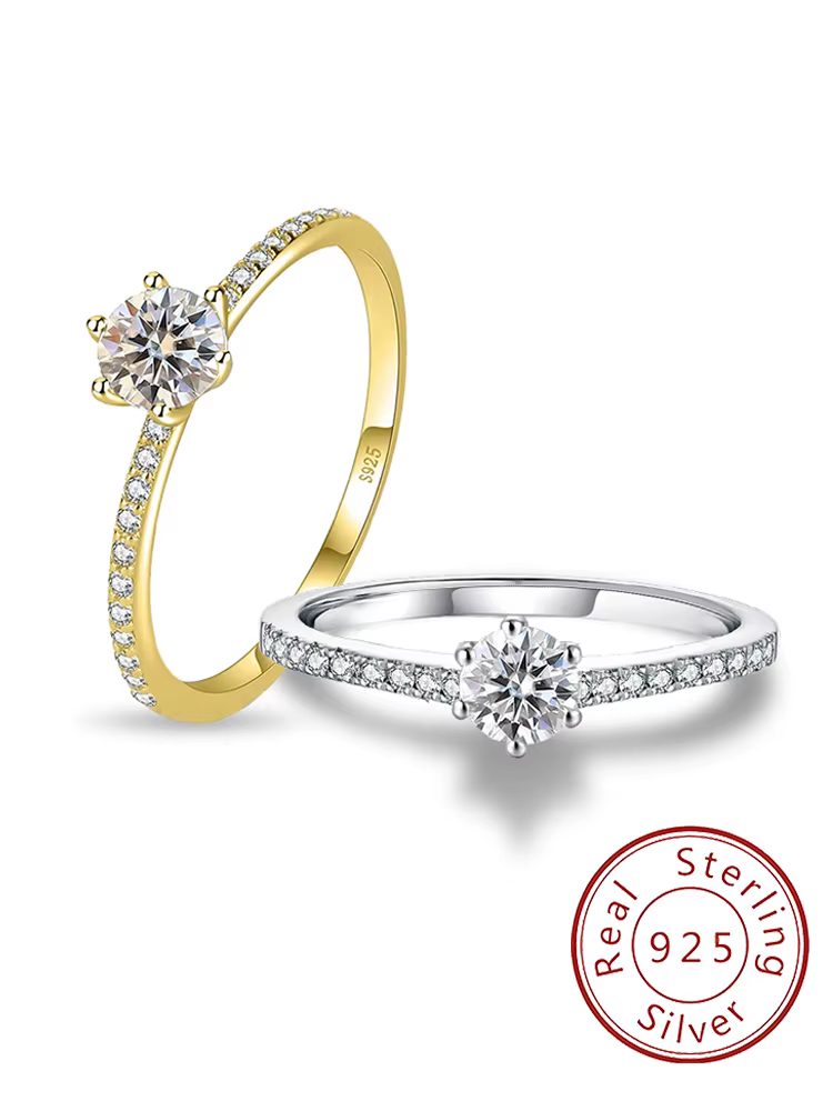 Bague simple en argent Sterling 925 pour femmes