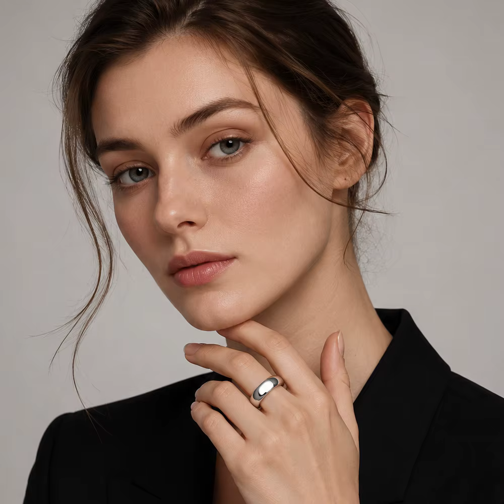 Bague classique en argent Sterling 925