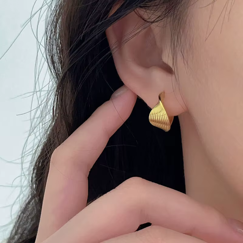 Boucles d'oreilles rondes minimalistes en argent Sterling 925 véritable pour femmes