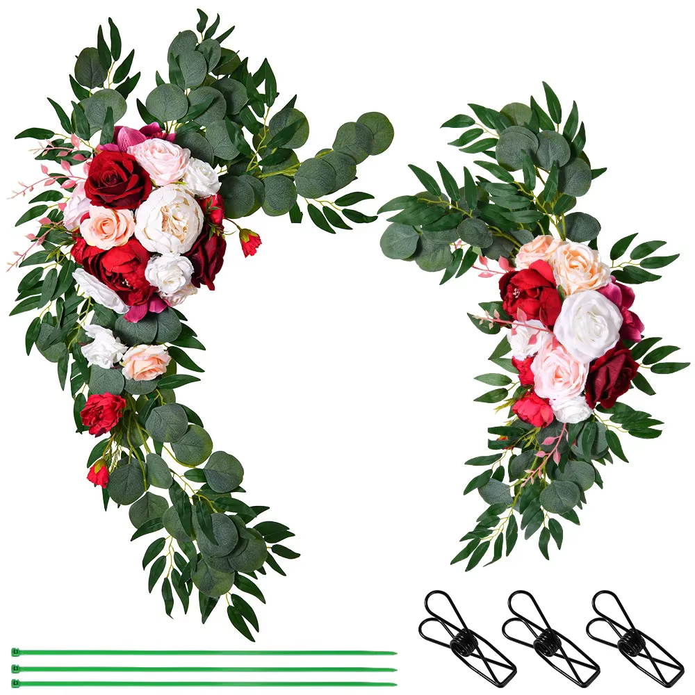 Arche de Mariage en Fleurs Artificielles