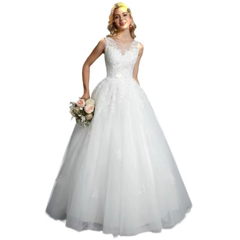 Robe de mariée française A-Line Light