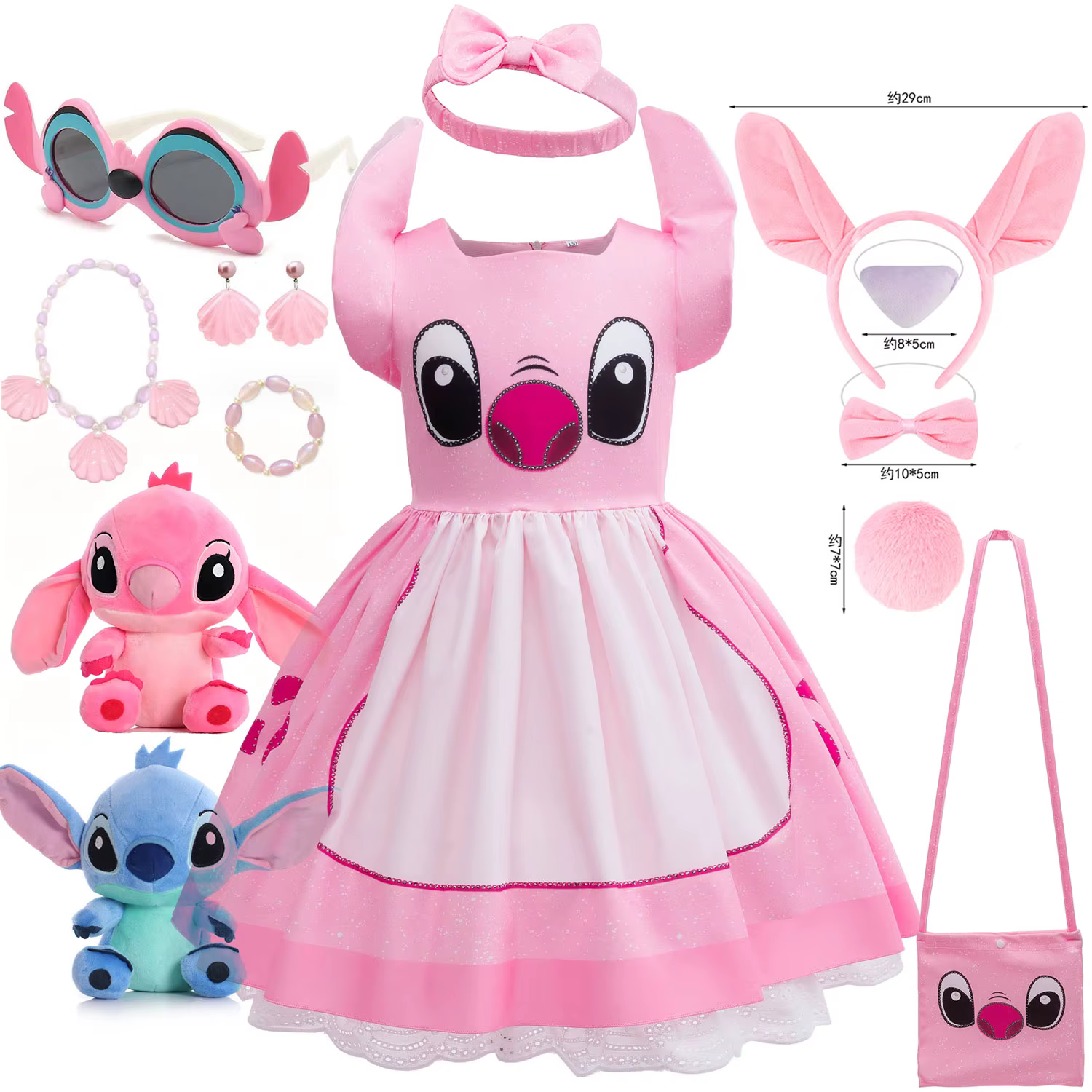 Costume de cosplay Disney Lilo et Stitch pour fille