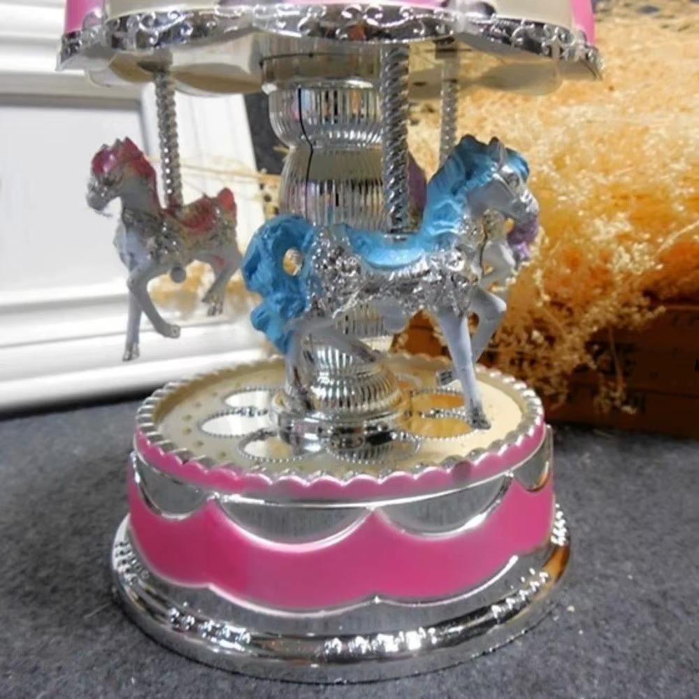 Boîte à musique de carrousel créative et exquise