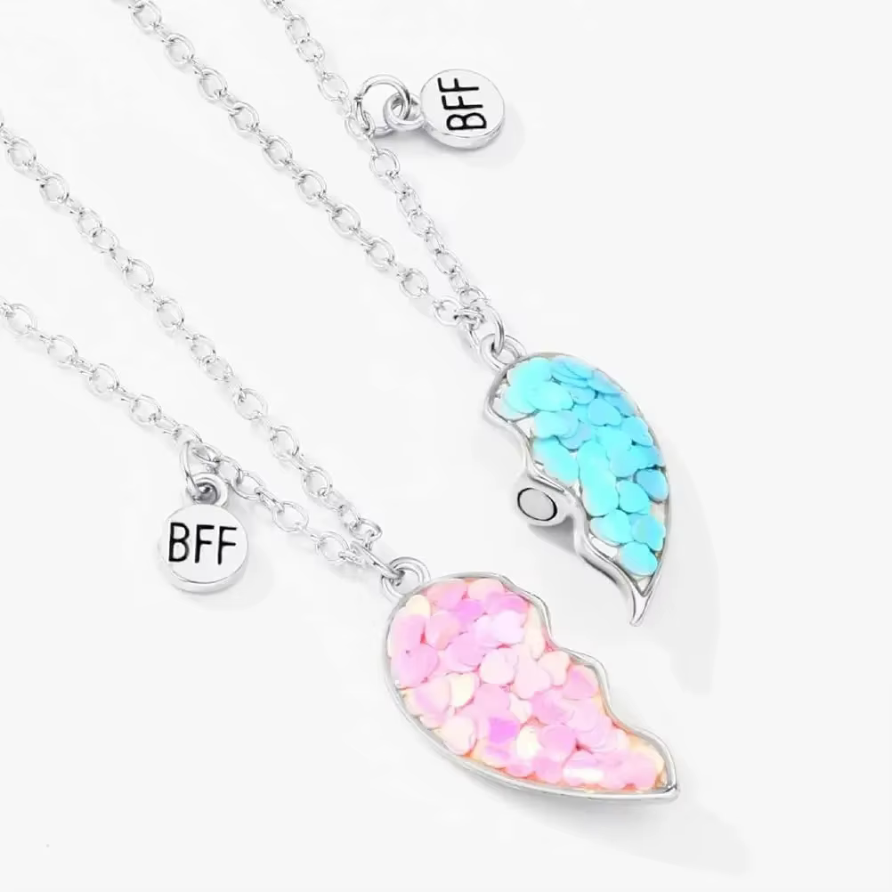 Collier meilleur ami pour 2 filles