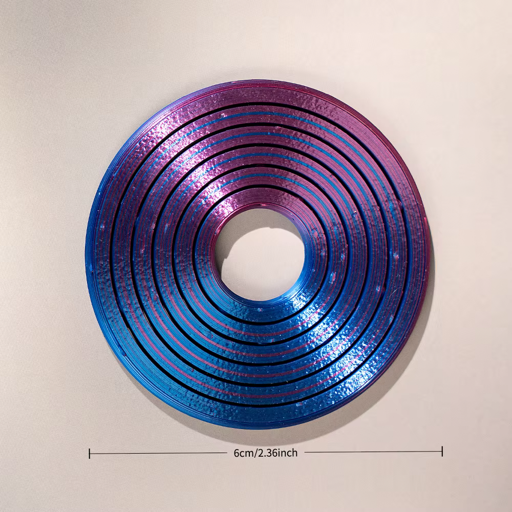 Anneau de doigt hexagonal imprimé en 3D