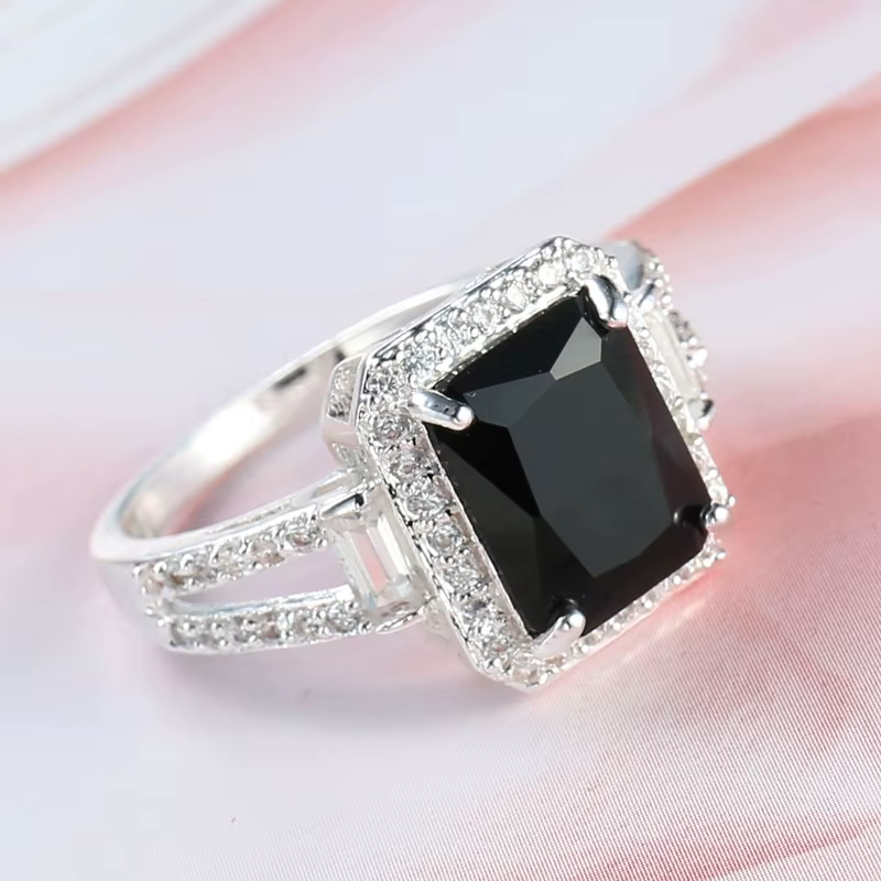 Bague en argent Sterling 925 véritable pour femmes