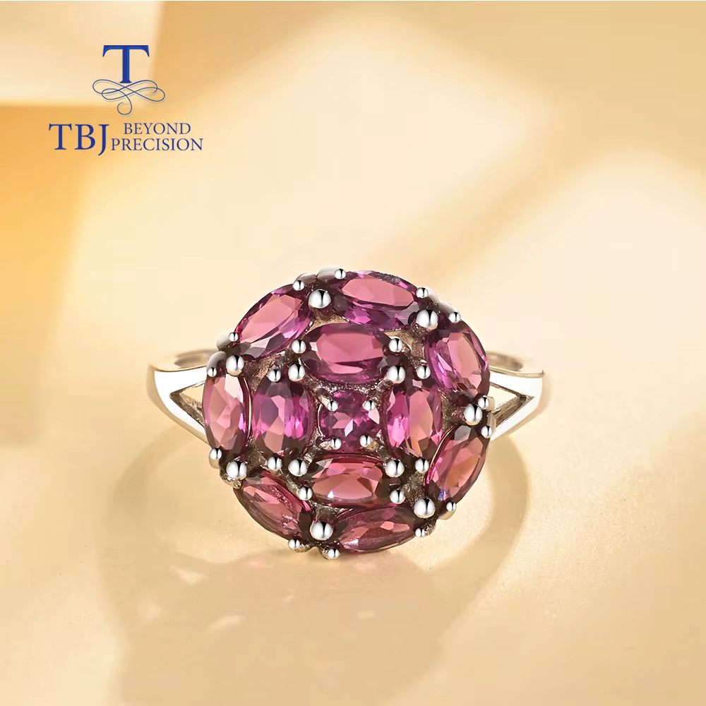 2026, Nouvelle bague en rhodolite garnet ronde