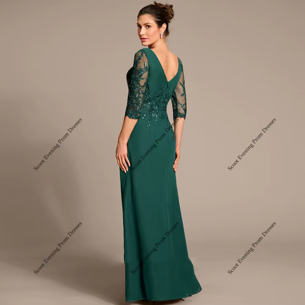 Robes mère De mariée modernes avec mousseline De soie