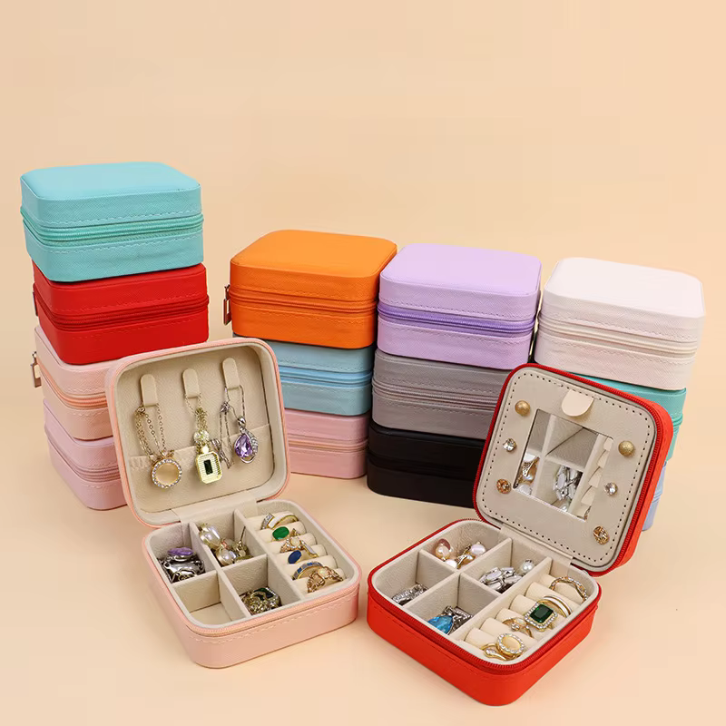 Boîte à bijoux Portable en PVC