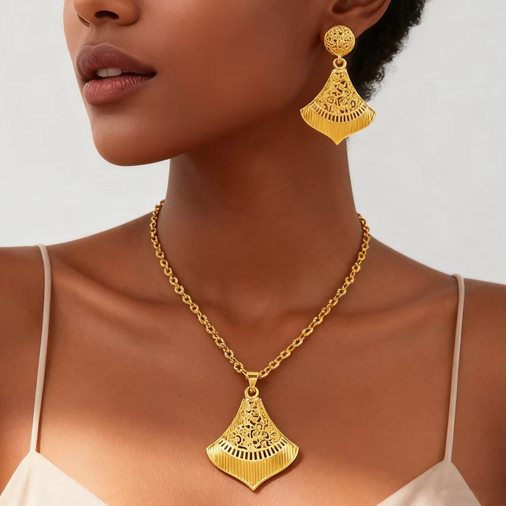 Parure de bijoux éthiopiens pour femmes