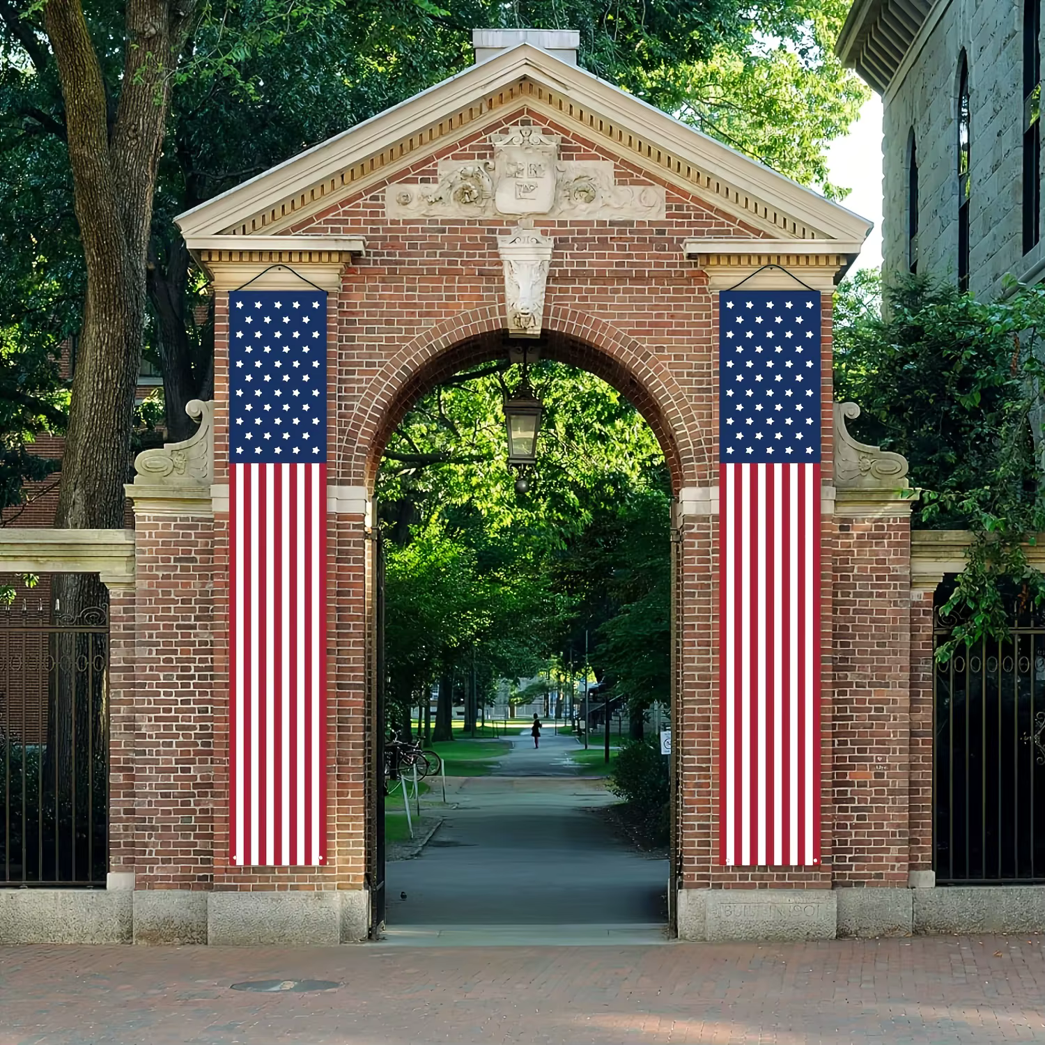2 bannières patriotiques du 4 juillet