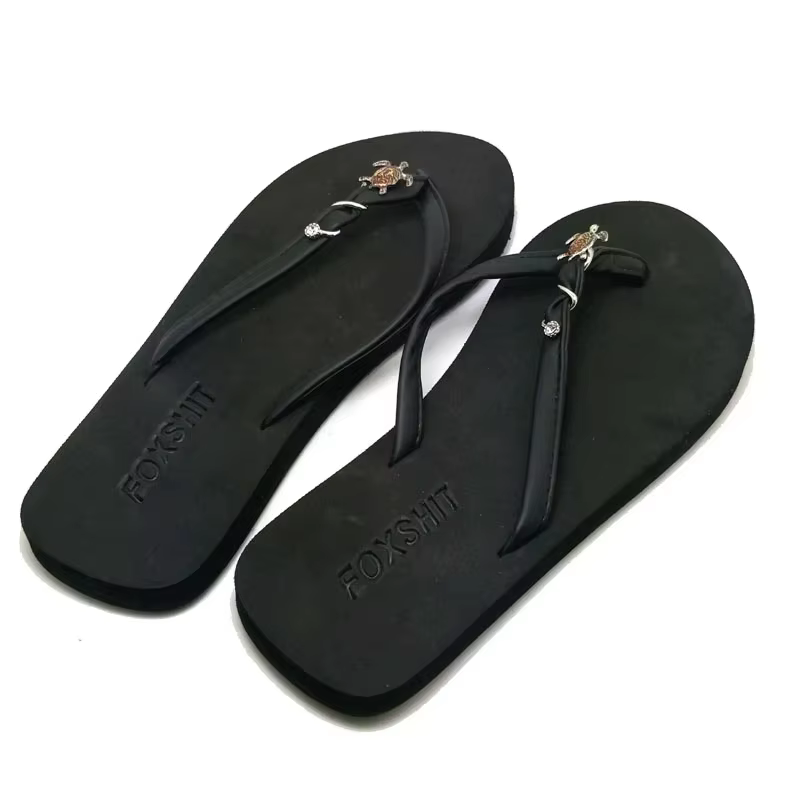 Ornements pour tongs en forme de tortue de mer